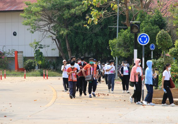 ภาพกิจกรรม  สโมสรนักศึกษาคณะวิทยาศาสตร์และเทคโนโลยี จัดโครงการพัฒนานักศึกษาคณะวิทยาศาสตร์และเทคโนโลยี มหาวิทยาลัยราชภัฏกําแพงเพชร ประจําปีงบประมาณ 2565