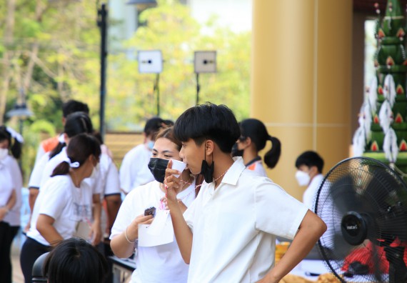 ภาพกิจกรรม  สโมสรนักศึกษาคณะวิทยาศาสตร์และเทคโนโลยี จัดโครงการพัฒนานักศึกษาคณะวิทยาศาสตร์และเทคโนโลยี มหาวิทยาลัยราชภัฏกําแพงเพชร ประจําปีงบประมาณ 2565
