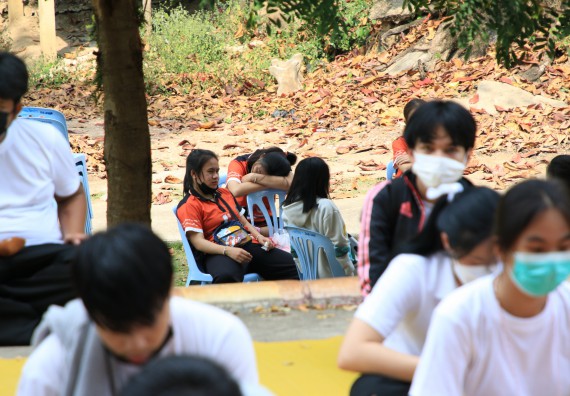 ภาพกิจกรรม  สโมสรนักศึกษาคณะวิทยาศาสตร์และเทคโนโลยี จัดโครงการพัฒนานักศึกษาคณะวิทยาศาสตร์และเทคโนโลยี มหาวิทยาลัยราชภัฏกําแพงเพชร ประจําปีงบประมาณ 2565