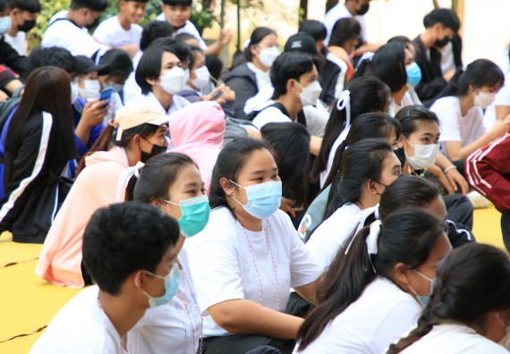 ภาพกิจกรรม  สโมสรนักศึกษาคณะวิทยาศาสตร์และเทคโนโลยี จัดโครงการพัฒนานักศึกษาคณะวิทยาศาสตร์และเทคโนโลยี มหาวิทยาลัยราชภัฏกําแพงเพชร ประจําปีงบประมาณ 2565