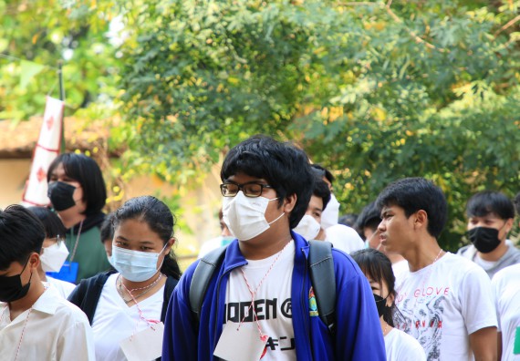 ภาพกิจกรรม  สโมสรนักศึกษาคณะวิทยาศาสตร์และเทคโนโลยี จัดโครงการพัฒนานักศึกษาคณะวิทยาศาสตร์และเทคโนโลยี มหาวิทยาลัยราชภัฏกําแพงเพชร ประจําปีงบประมาณ 2565