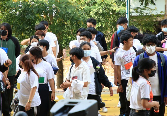 ภาพกิจกรรม  สโมสรนักศึกษาคณะวิทยาศาสตร์และเทคโนโลยี จัดโครงการพัฒนานักศึกษาคณะวิทยาศาสตร์และเทคโนโลยี มหาวิทยาลัยราชภัฏกําแพงเพชร ประจําปีงบประมาณ 2565