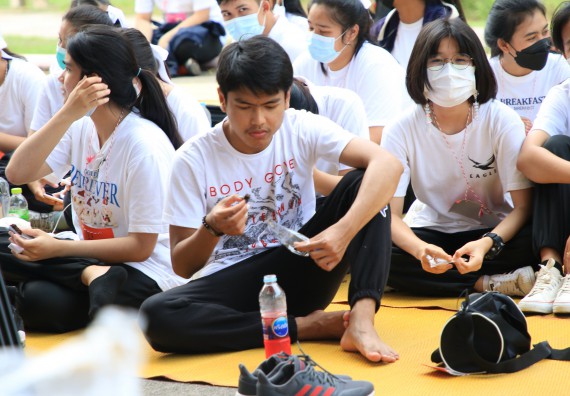 ภาพกิจกรรม  สโมสรนักศึกษาคณะวิทยาศาสตร์และเทคโนโลยี จัดโครงการพัฒนานักศึกษาคณะวิทยาศาสตร์และเทคโนโลยี มหาวิทยาลัยราชภัฏกําแพงเพชร ประจําปีงบประมาณ 2565