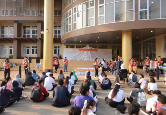 ภาพกิจกรรม  สโมสรนักศึกษาคณะวิทยาศาสตร์และเทคโนโลยี จัดโครงการพัฒนานักศึกษาคณะวิทยาศาสตร์และเทคโนโลยี มหาวิทยาลัยราชภัฏกําแพงเพชร ประจําปีงบประมาณ 2565