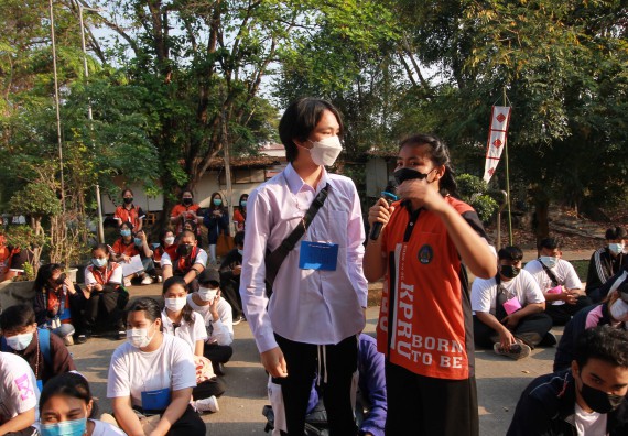 ภาพกิจกรรม  สโมสรนักศึกษาคณะวิทยาศาสตร์และเทคโนโลยี จัดโครงการพัฒนานักศึกษาคณะวิทยาศาสตร์และเทคโนโลยี มหาวิทยาลัยราชภัฏกําแพงเพชร ประจําปีงบประมาณ 2565