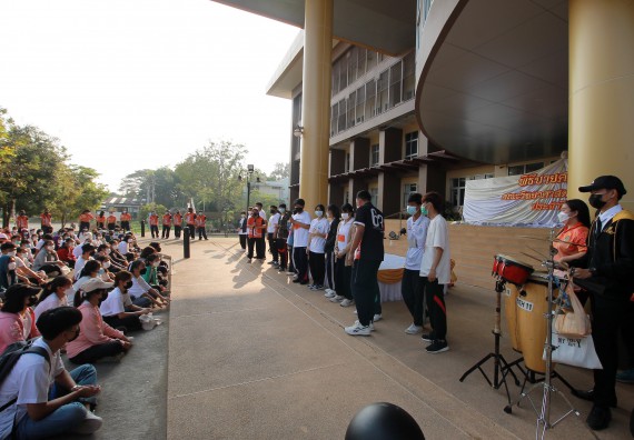 ภาพกิจกรรม  สโมสรนักศึกษาคณะวิทยาศาสตร์และเทคโนโลยี จัดโครงการพัฒนานักศึกษาคณะวิทยาศาสตร์และเทคโนโลยี มหาวิทยาลัยราชภัฏกําแพงเพชร ประจําปีงบประมาณ 2565