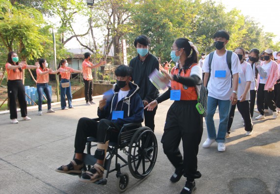 ภาพกิจกรรม  สโมสรนักศึกษาคณะวิทยาศาสตร์และเทคโนโลยี จัดโครงการพัฒนานักศึกษาคณะวิทยาศาสตร์และเทคโนโลยี มหาวิทยาลัยราชภัฏกําแพงเพชร ประจําปีงบประมาณ 2565