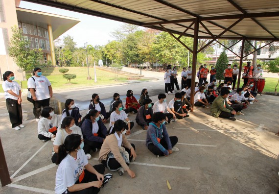 ภาพกิจกรรม  สโมสรนักศึกษาคณะวิทยาศาสตร์และเทคโนโลยี จัดโครงการพัฒนานักศึกษาคณะวิทยาศาสตร์และเทคโนโลยี มหาวิทยาลัยราชภัฏกําแพงเพชร ประจําปีงบประมาณ 2565