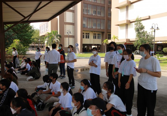 ภาพกิจกรรม  สโมสรนักศึกษาคณะวิทยาศาสตร์และเทคโนโลยี จัดโครงการพัฒนานักศึกษาคณะวิทยาศาสตร์และเทคโนโลยี มหาวิทยาลัยราชภัฏกําแพงเพชร ประจําปีงบประมาณ 2565