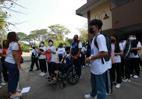 ภาพกิจกรรม  สโมสรนักศึกษาคณะวิทยาศาสตร์และเทคโนโลยี จัดโครงการพัฒนานักศึกษาคณะวิทยาศาสตร์และเทคโนโลยี มหาวิทยาลัยราชภัฏกําแพงเพชร ประจําปีงบประมาณ 2565