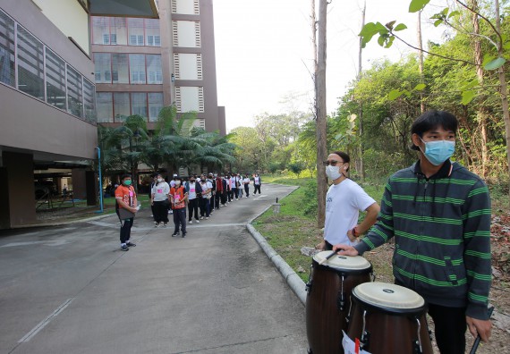 ภาพกิจกรรม  สโมสรนักศึกษาคณะวิทยาศาสตร์และเทคโนโลยี จัดโครงการพัฒนานักศึกษาคณะวิทยาศาสตร์และเทคโนโลยี มหาวิทยาลัยราชภัฏกําแพงเพชร ประจําปีงบประมาณ 2565