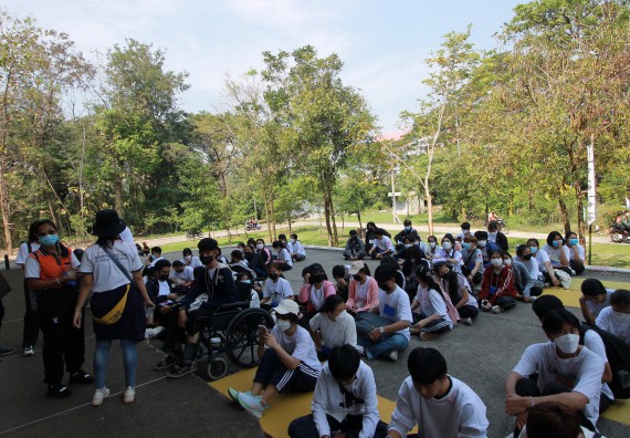 ภาพกิจกรรม  สโมสรนักศึกษาคณะวิทยาศาสตร์และเทคโนโลยี จัดโครงการพัฒนานักศึกษาคณะวิทยาศาสตร์และเทคโนโลยี มหาวิทยาลัยราชภัฏกําแพงเพชร ประจําปีงบประมาณ 2565