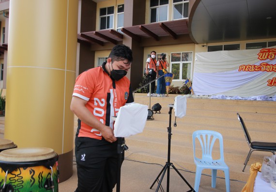 ภาพกิจกรรม  สโมสรนักศึกษาคณะวิทยาศาสตร์และเทคโนโลยี จัดโครงการพัฒนานักศึกษาคณะวิทยาศาสตร์และเทคโนโลยี มหาวิทยาลัยราชภัฏกําแพงเพชร ประจําปีงบประมาณ 2565