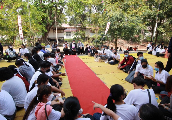 ภาพกิจกรรม  สโมสรนักศึกษาคณะวิทยาศาสตร์และเทคโนโลยี จัดโครงการพัฒนานักศึกษาคณะวิทยาศาสตร์และเทคโนโลยี มหาวิทยาลัยราชภัฏกําแพงเพชร ประจําปีงบประมาณ 2565