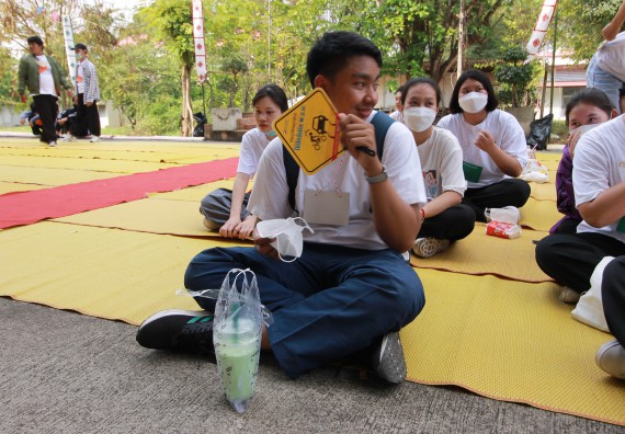 ภาพกิจกรรม  สโมสรนักศึกษาคณะวิทยาศาสตร์และเทคโนโลยี จัดโครงการพัฒนานักศึกษาคณะวิทยาศาสตร์และเทคโนโลยี มหาวิทยาลัยราชภัฏกําแพงเพชร ประจําปีงบประมาณ 2565