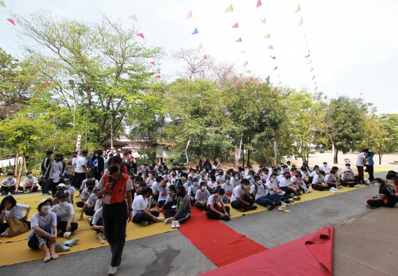 ภาพกิจกรรม  สโมสรนักศึกษาคณะวิทยาศาสตร์และเทคโนโลยี จัดโครงการพัฒนานักศึกษาคณะวิทยาศาสตร์และเทคโนโลยี มหาวิทยาลัยราชภัฏกําแพงเพชร ประจําปีงบประมาณ 2565