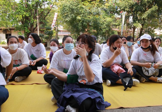 ภาพกิจกรรม  สโมสรนักศึกษาคณะวิทยาศาสตร์และเทคโนโลยี จัดโครงการพัฒนานักศึกษาคณะวิทยาศาสตร์และเทคโนโลยี มหาวิทยาลัยราชภัฏกําแพงเพชร ประจําปีงบประมาณ 2565