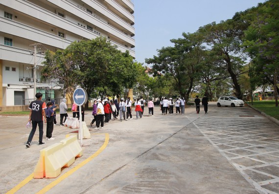 ภาพกิจกรรม  สโมสรนักศึกษาคณะวิทยาศาสตร์และเทคโนโลยี จัดโครงการพัฒนานักศึกษาคณะวิทยาศาสตร์และเทคโนโลยี มหาวิทยาลัยราชภัฏกําแพงเพชร ประจําปีงบประมาณ 2565