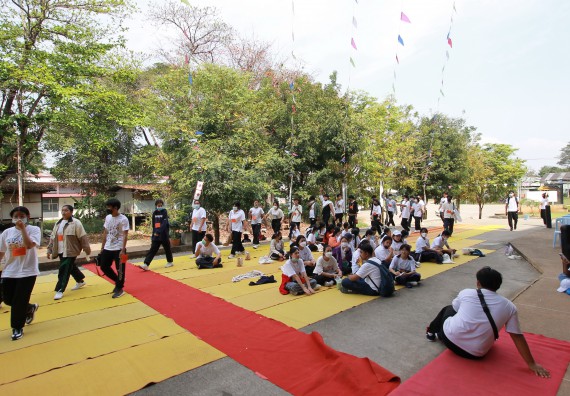 ภาพกิจกรรม  สโมสรนักศึกษาคณะวิทยาศาสตร์และเทคโนโลยี จัดโครงการพัฒนานักศึกษาคณะวิทยาศาสตร์และเทคโนโลยี มหาวิทยาลัยราชภัฏกําแพงเพชร ประจําปีงบประมาณ 2565