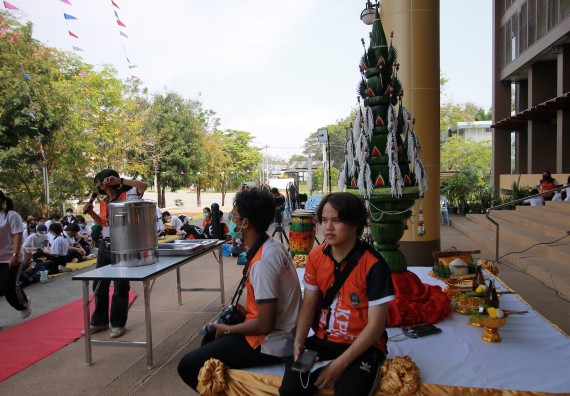 ภาพกิจกรรม  สโมสรนักศึกษาคณะวิทยาศาสตร์และเทคโนโลยี จัดโครงการพัฒนานักศึกษาคณะวิทยาศาสตร์และเทคโนโลยี มหาวิทยาลัยราชภัฏกําแพงเพชร ประจําปีงบประมาณ 2565