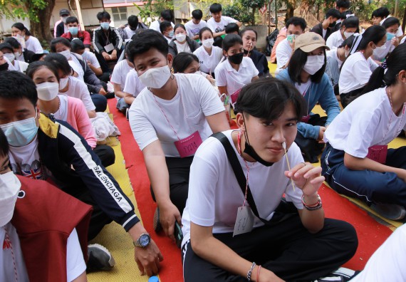ภาพกิจกรรม  สโมสรนักศึกษาคณะวิทยาศาสตร์และเทคโนโลยี จัดโครงการพัฒนานักศึกษาคณะวิทยาศาสตร์และเทคโนโลยี มหาวิทยาลัยราชภัฏกําแพงเพชร ประจําปีงบประมาณ 2565