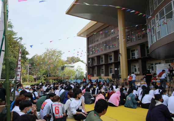 ภาพกิจกรรม  สโมสรนักศึกษาคณะวิทยาศาสตร์และเทคโนโลยี จัดโครงการพัฒนานักศึกษาคณะวิทยาศาสตร์และเทคโนโลยี มหาวิทยาลัยราชภัฏกําแพงเพชร ประจําปีงบประมาณ 2565