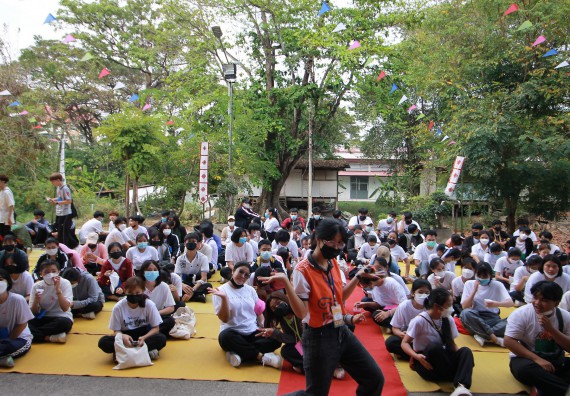 ภาพกิจกรรม  สโมสรนักศึกษาคณะวิทยาศาสตร์และเทคโนโลยี จัดโครงการพัฒนานักศึกษาคณะวิทยาศาสตร์และเทคโนโลยี มหาวิทยาลัยราชภัฏกําแพงเพชร ประจําปีงบประมาณ 2565