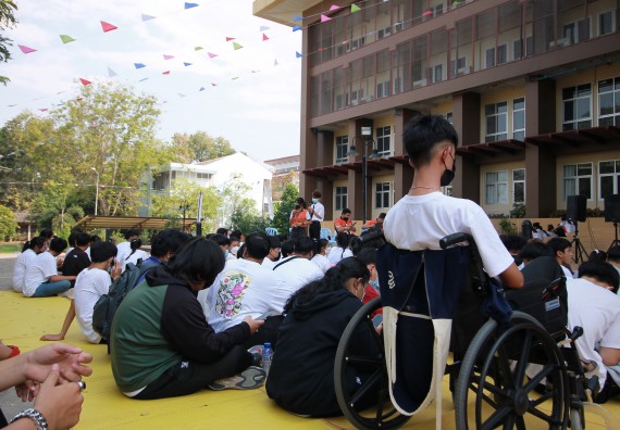 ภาพกิจกรรม  สโมสรนักศึกษาคณะวิทยาศาสตร์และเทคโนโลยี จัดโครงการพัฒนานักศึกษาคณะวิทยาศาสตร์และเทคโนโลยี มหาวิทยาลัยราชภัฏกําแพงเพชร ประจําปีงบประมาณ 2565