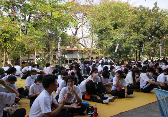 ภาพกิจกรรม  สโมสรนักศึกษาคณะวิทยาศาสตร์และเทคโนโลยี จัดโครงการพัฒนานักศึกษาคณะวิทยาศาสตร์และเทคโนโลยี มหาวิทยาลัยราชภัฏกําแพงเพชร ประจําปีงบประมาณ 2565