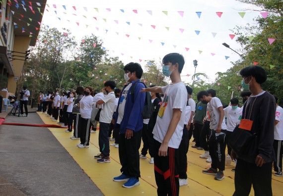 ภาพกิจกรรม  สโมสรนักศึกษาคณะวิทยาศาสตร์และเทคโนโลยี จัดโครงการพัฒนานักศึกษาคณะวิทยาศาสตร์และเทคโนโลยี มหาวิทยาลัยราชภัฏกําแพงเพชร ประจําปีงบประมาณ 2565