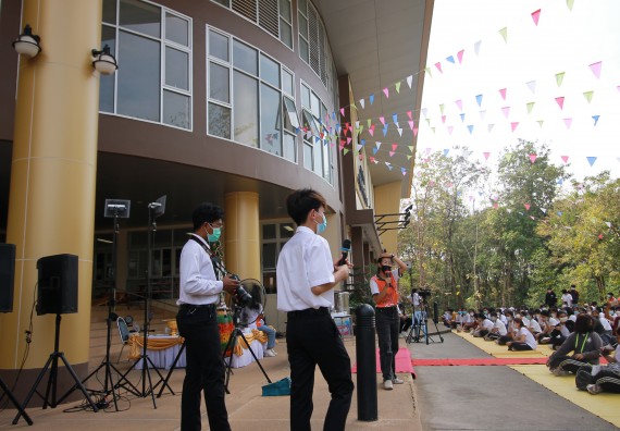 ภาพกิจกรรม  สโมสรนักศึกษาคณะวิทยาศาสตร์และเทคโนโลยี จัดโครงการพัฒนานักศึกษาคณะวิทยาศาสตร์และเทคโนโลยี มหาวิทยาลัยราชภัฏกําแพงเพชร ประจําปีงบประมาณ 2565