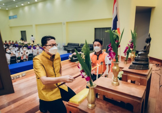 ภาพกิจกรรม  สโมสรนักศึกษาคณะวิทยาศาสตร์และเทคโนโลยี จัดโครงการพัฒนานักศึกษาคณะวิทยาศาสตร์และเทคโนโลยี มหาวิทยาลัยราชภัฏกําแพงเพชร ประจําปีงบประมาณ 2565