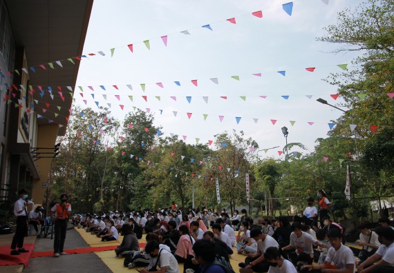 ภาพกิจกรรม  สโมสรนักศึกษาคณะวิทยาศาสตร์และเทคโนโลยี จัดโครงการพัฒนานักศึกษาคณะวิทยาศาสตร์และเทคโนโลยี มหาวิทยาลัยราชภัฏกําแพงเพชร ประจําปีงบประมาณ 2565