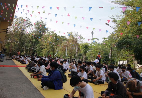 ภาพกิจกรรม  สโมสรนักศึกษาคณะวิทยาศาสตร์และเทคโนโลยี จัดโครงการพัฒนานักศึกษาคณะวิทยาศาสตร์และเทคโนโลยี มหาวิทยาลัยราชภัฏกําแพงเพชร ประจําปีงบประมาณ 2565