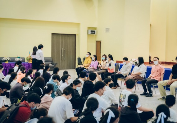 ภาพกิจกรรม  สโมสรนักศึกษาคณะวิทยาศาสตร์และเทคโนโลยี จัดโครงการพัฒนานักศึกษาคณะวิทยาศาสตร์และเทคโนโลยี มหาวิทยาลัยราชภัฏกําแพงเพชร ประจําปีงบประมาณ 2565