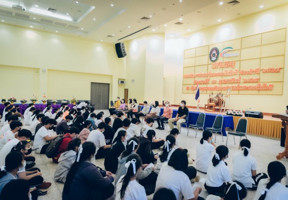 ภาพกิจกรรม  สโมสรนักศึกษาคณะวิทยาศาสตร์และเทคโนโลยี จัดโครงการพัฒนานักศึกษาคณะวิทยาศาสตร์และเทคโนโลยี มหาวิทยาลัยราชภัฏกําแพงเพชร ประจําปีงบประมาณ 2565