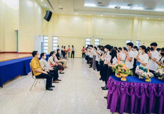 ภาพกิจกรรม  สโมสรนักศึกษาคณะวิทยาศาสตร์และเทคโนโลยี จัดโครงการพัฒนานักศึกษาคณะวิทยาศาสตร์และเทคโนโลยี มหาวิทยาลัยราชภัฏกําแพงเพชร ประจําปีงบประมาณ 2565