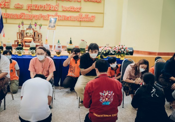 ภาพกิจกรรม  สโมสรนักศึกษาคณะวิทยาศาสตร์และเทคโนโลยี จัดโครงการพัฒนานักศึกษาคณะวิทยาศาสตร์และเทคโนโลยี มหาวิทยาลัยราชภัฏกําแพงเพชร ประจําปีงบประมาณ 2565