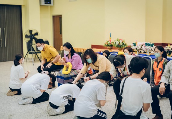 ภาพกิจกรรม  สโมสรนักศึกษาคณะวิทยาศาสตร์และเทคโนโลยี จัดโครงการพัฒนานักศึกษาคณะวิทยาศาสตร์และเทคโนโลยี มหาวิทยาลัยราชภัฏกําแพงเพชร ประจําปีงบประมาณ 2565