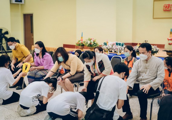 ภาพกิจกรรม  สโมสรนักศึกษาคณะวิทยาศาสตร์และเทคโนโลยี จัดโครงการพัฒนานักศึกษาคณะวิทยาศาสตร์และเทคโนโลยี มหาวิทยาลัยราชภัฏกําแพงเพชร ประจําปีงบประมาณ 2565