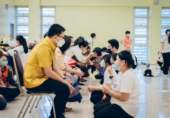 ภาพกิจกรรม  สโมสรนักศึกษาคณะวิทยาศาสตร์และเทคโนโลยี จัดโครงการพัฒนานักศึกษาคณะวิทยาศาสตร์และเทคโนโลยี มหาวิทยาลัยราชภัฏกําแพงเพชร ประจําปีงบประมาณ 2565