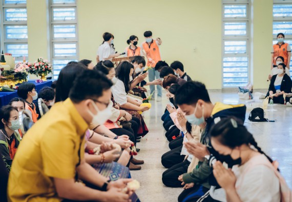 ภาพกิจกรรม  สโมสรนักศึกษาคณะวิทยาศาสตร์และเทคโนโลยี จัดโครงการพัฒนานักศึกษาคณะวิทยาศาสตร์และเทคโนโลยี มหาวิทยาลัยราชภัฏกําแพงเพชร ประจําปีงบประมาณ 2565