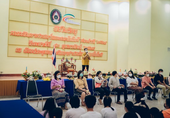 ภาพกิจกรรม  สโมสรนักศึกษาคณะวิทยาศาสตร์และเทคโนโลยี จัดโครงการพัฒนานักศึกษาคณะวิทยาศาสตร์และเทคโนโลยี มหาวิทยาลัยราชภัฏกําแพงเพชร ประจําปีงบประมาณ 2565