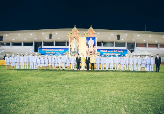 ภาพกิจกรรม  คณะวิทยาศาสตร์และเทคโนโลยี  เข้าร่วมพิธีวันราชภัฏ