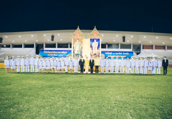 ภาพกิจกรรม  คณะวิทยาศาสตร์และเทคโนโลยี  เข้าร่วมพิธีวันราชภัฏ