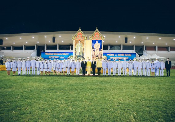 ภาพกิจกรรม  คณะวิทยาศาสตร์และเทคโนโลยี  เข้าร่วมพิธีวันราชภัฏ