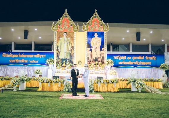 ภาพกิจกรรม  คณะวิทยาศาสตร์และเทคโนโลยี  เข้าร่วมพิธีวันราชภัฏ