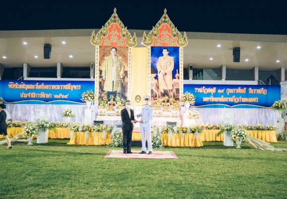 ภาพกิจกรรม  คณะวิทยาศาสตร์และเทคโนโลยี  เข้าร่วมพิธีวันราชภัฏ