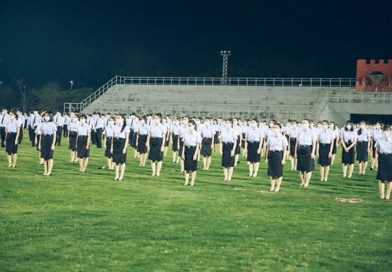 ภาพกิจกรรม  คณะวิทยาศาสตร์และเทคโนโลยี  เข้าร่วมพิธีวันราชภัฏ