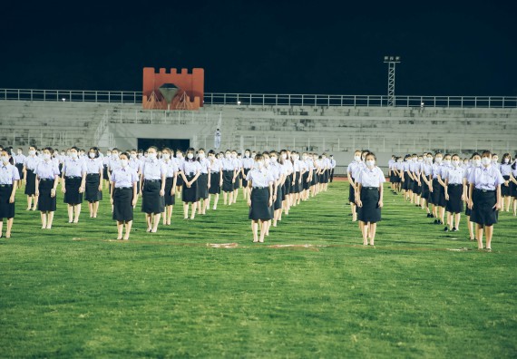 ภาพกิจกรรม  คณะวิทยาศาสตร์และเทคโนโลยี  เข้าร่วมพิธีวันราชภัฏ
